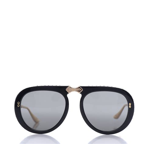 gucci aviator sunglasses cheap|gucci foldable aviator sunglasses.